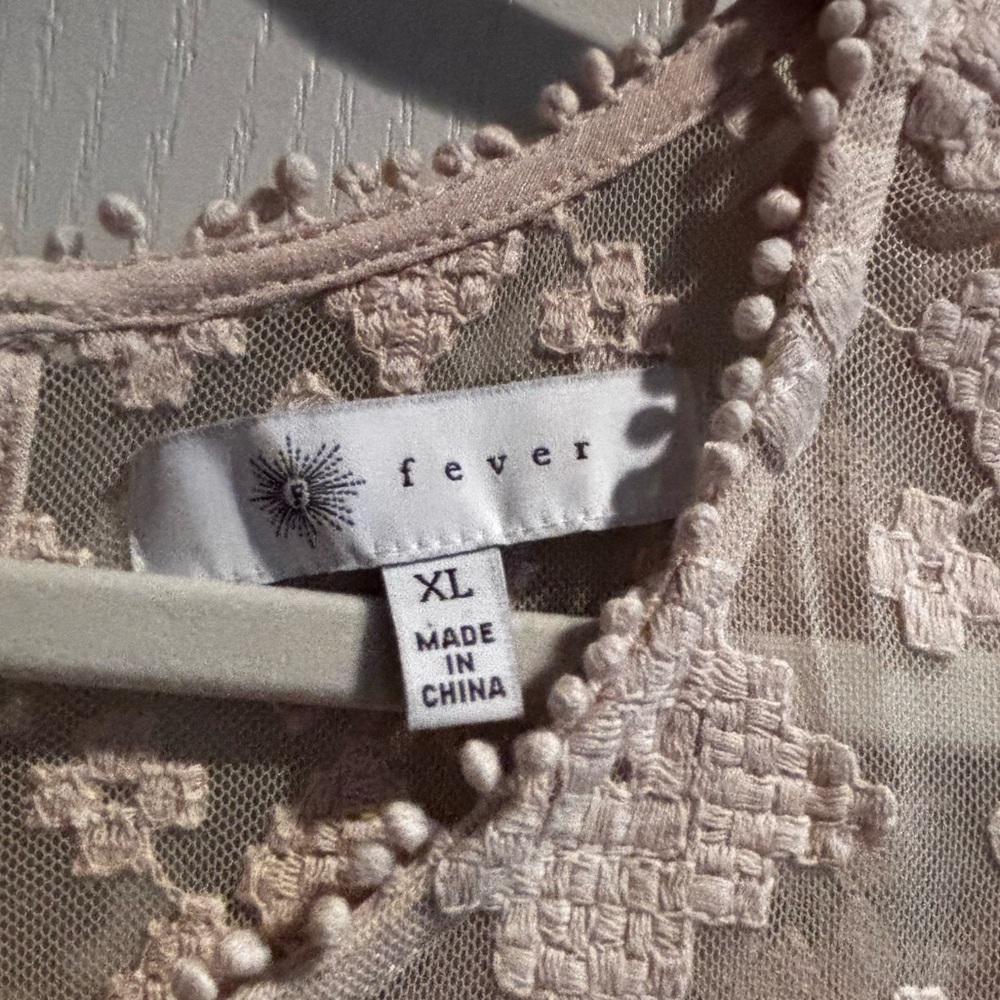 Fever Sleeveless Pleated Blouse XL - Picture 3 of 4